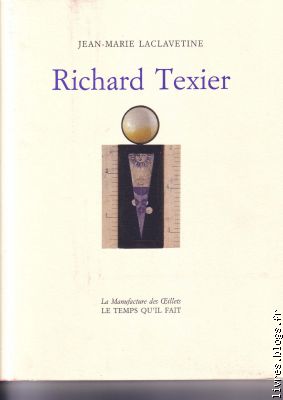 La couverture du livre, avec une oeuvre de Richard Texier.